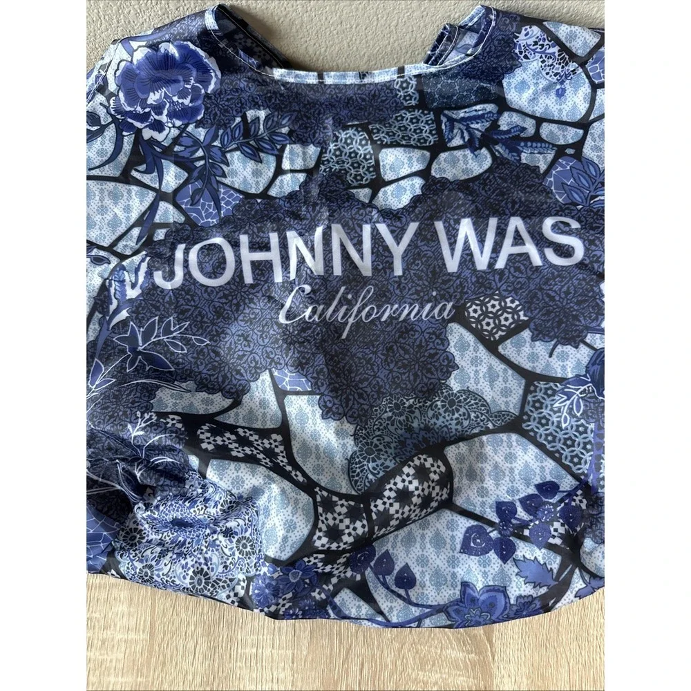 Johnny Was Lululemon Reusable Bag Shopping Tote Grocery Farmers Market Boho - Picture 9 of 9